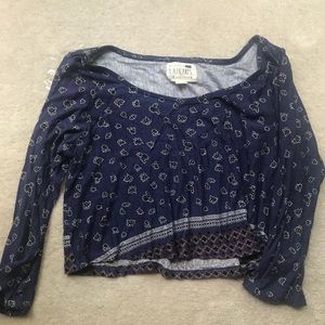 Pacsun LA Hearts Floral Crop Top